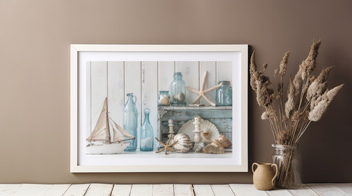 5 professionele en originele prints / maritieme stijl