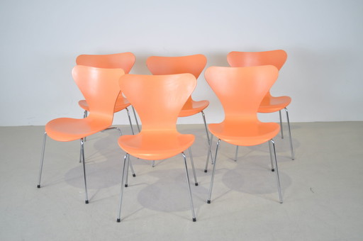 6x Fritz Hansen stoelen