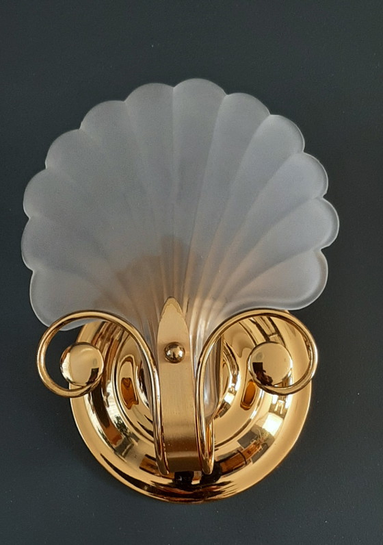 Image 1 of The Knudt wall lamps(2) Shell motif