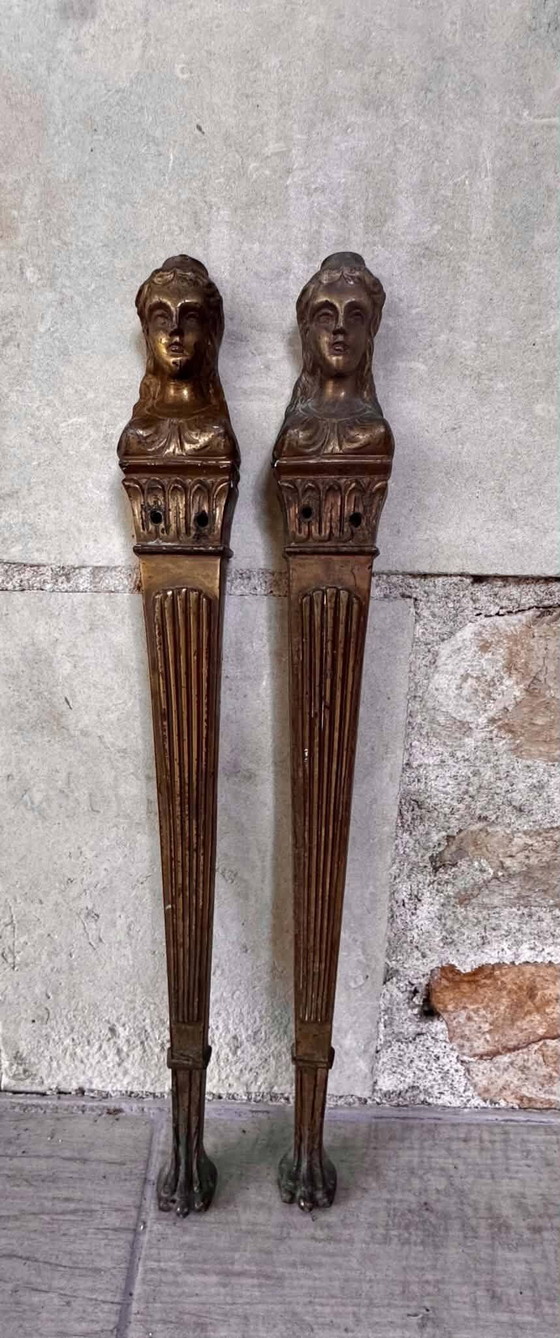 2 bronze Art Nouveau furniture ornaments – Decorative Objects (photo 8 of 8)