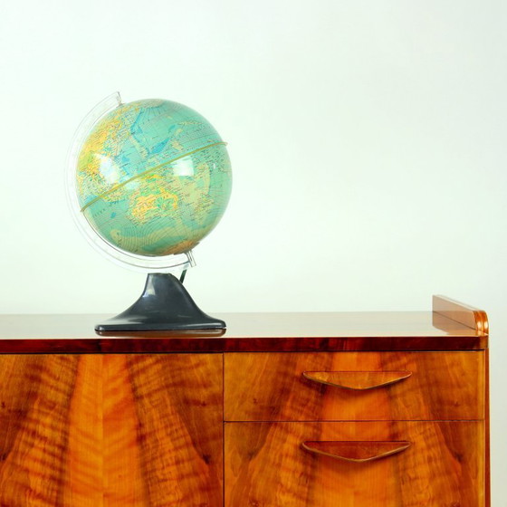 Image 1 of Verlichtende Vintage Plastic Globe, Tsjecho-Slowakije 1960