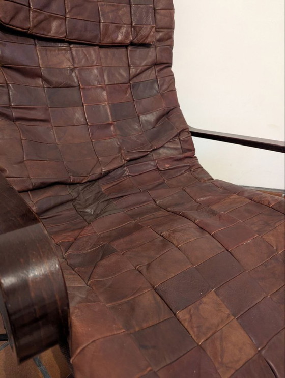 Image 1 of Ein Paar dänische KEBE-Sessel aus gepolstertem Leder und Bugholz – 1970er Jahre