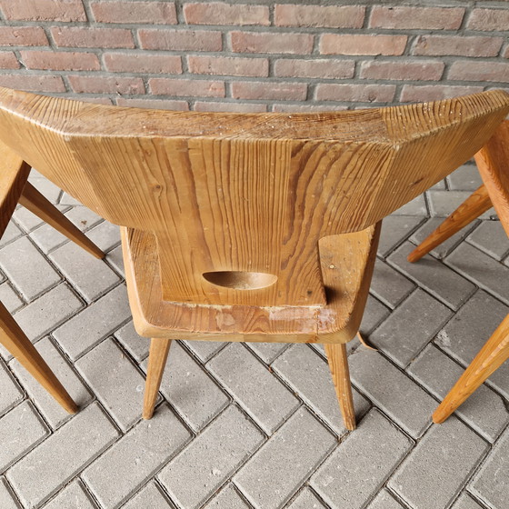 Image 1 of Jacob Kielland Brandt set of 3 x chair scandinavian 3 vintage chairs