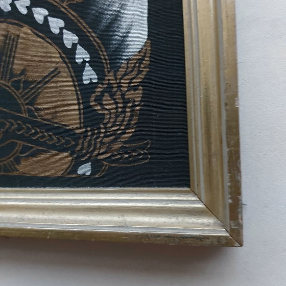 Image 1 of Peinture sur soie thaïlandaise ancienne - Mythologie bouddhiste