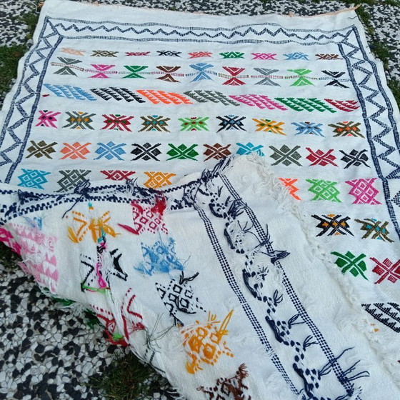 Image 1 of Handgeknoopt Berber kleed wol 147x90cm