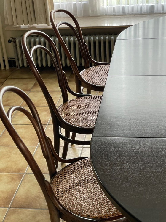 Image 1 of Thonet eetkamer inclusief 6 stoelen n°14