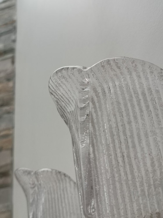 Image 1 of Paire d'appliques par Carl Fagerlund pour Orrefors 1970s