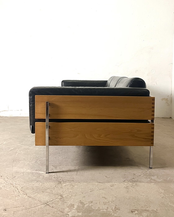 Image 1 of Divano “Forum” di Robin Day per Habitat – pelle cioccolato, 1990