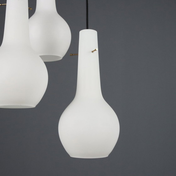 Lampada a Tre Luci Anni '60 – Lampade a sospensione, Glass (photo 8 of 10)