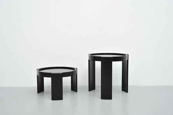 Image 1 of Model 780/783 Tables By Gianfranco Frattini For Cassina (1950s)
