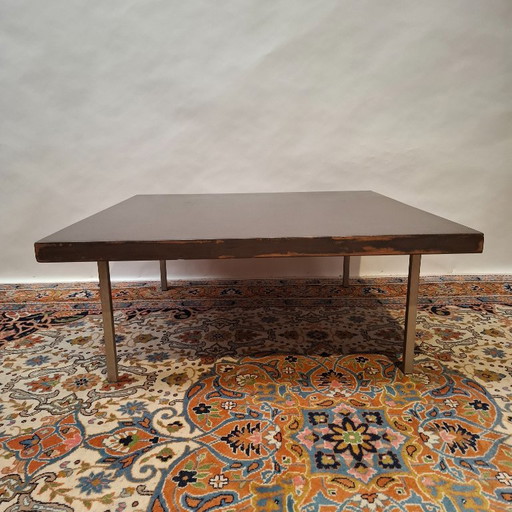 Vintage Artifort Salontafel - Ontwerper Kho Liang Ie, Modelnummer 1845 – Metal, Wood