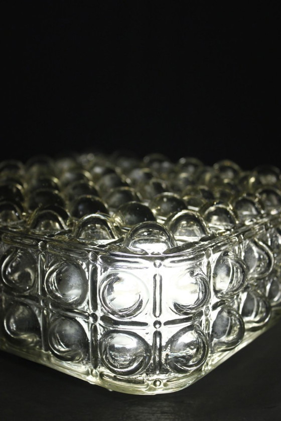 Image 1 of Vintage bubble wall light, molded glass, Limburg style, Helena Tynell, 1970s
