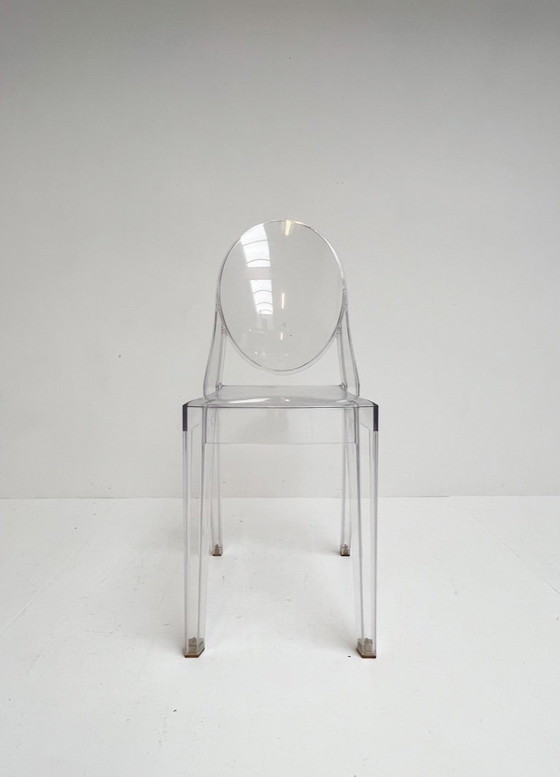 Image 1 of Set of 4 Victoria Ghost chairs by Philippe Starck for Kartell, after 2000
