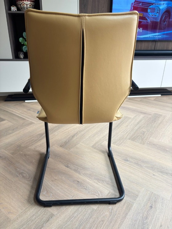 Sedie da pranzo Montel – Leather, Metal (photo 3 of 6)