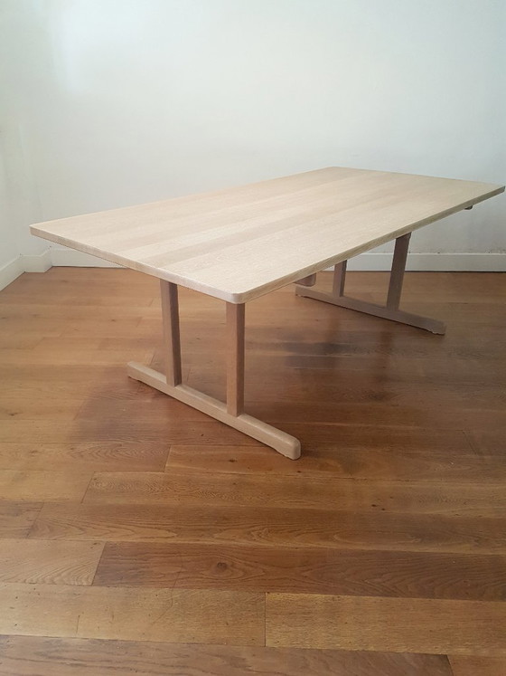 Image 1 of Børge Mogensen BM6286 Mesa de comedor Shaker para Fredericia en roble macizo enjabonado