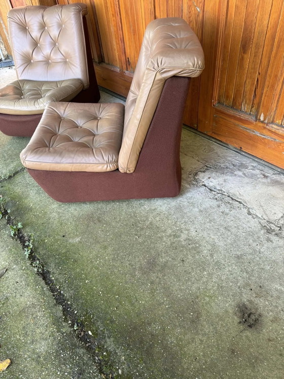 Mid-Century Brown Lounge Chairs, 1960s – Chairs and lounge chairs, Leather, Mid Century Modern (photo 4 of 8)