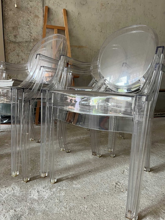 Image 1 of Ghost Chairs von Kartell, entworfen von Philippe Starck