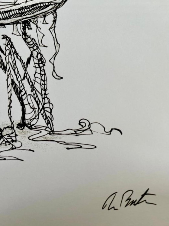 Image 1 of Tim Burton – Mummy Boy – Official Signed Limited Edition Print – 20x30 cm