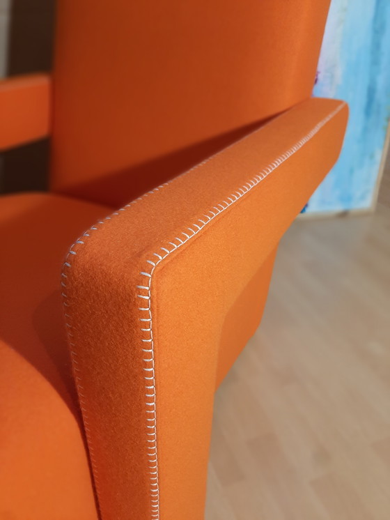 Image 1 of Cassina Utrecht 637 Nuovo mai usato in panno di lana Ruggine arancione (Serie 13L) Punto cavallo