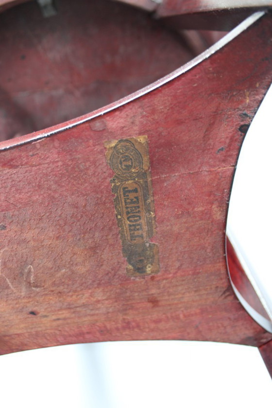 Image 1 of 1930s Pair of Restored Thonet Side Tables No. 206, Czechoslovakia