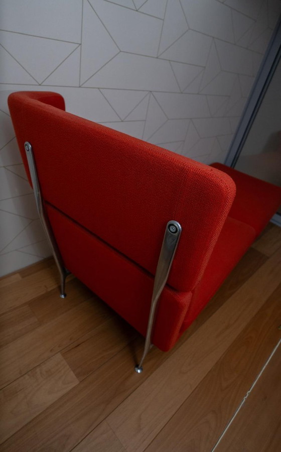 Image 1 of Vitra Suita Chaise Longue Classic Grande, Rosso/Arancione