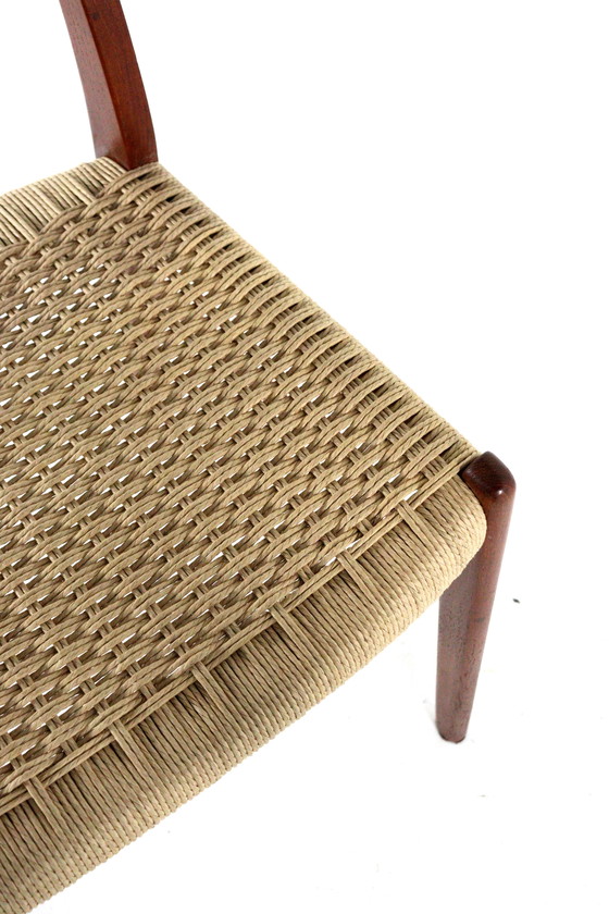 Image 1 of 4x Arne Wahl Iversen per sedie Glygnore Vintage New Papercord