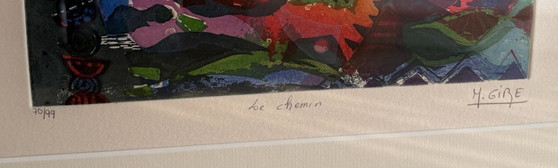 Muriel Gire – Diptych / Pendant – Hand-Signed and Numbered Print – Professionally Framed (photo 2 of 6)