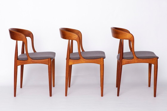 Image 1 of Set of 6 Johannes Andersen Chairs – Model 16, Teak Dining Chairs, Uldum Møbelfabrik Denmark, 1960s Mid-Century Danish Design
