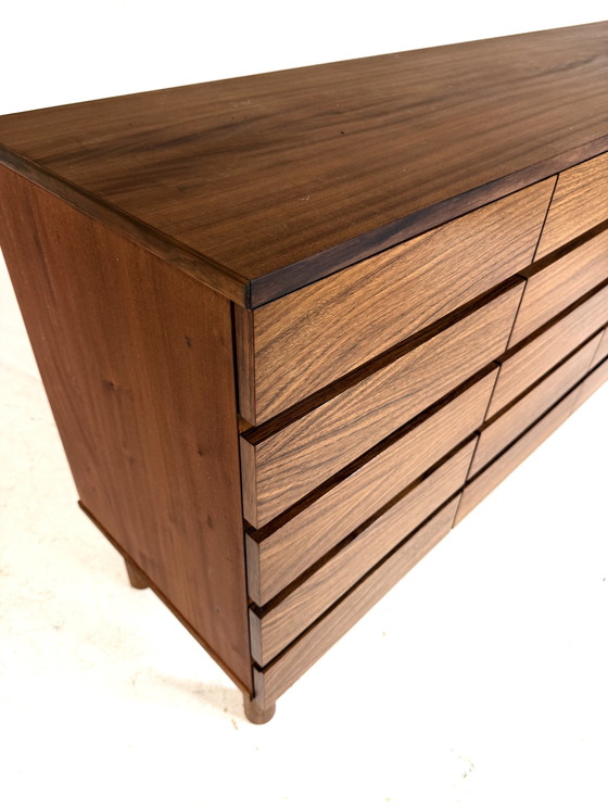 Image 1 of Vintage teakhouten sideboard met lades, jaren ‘60