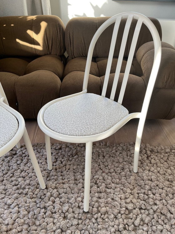 Image 1 of 2 Robert Mallet-Stevens chairs white beige