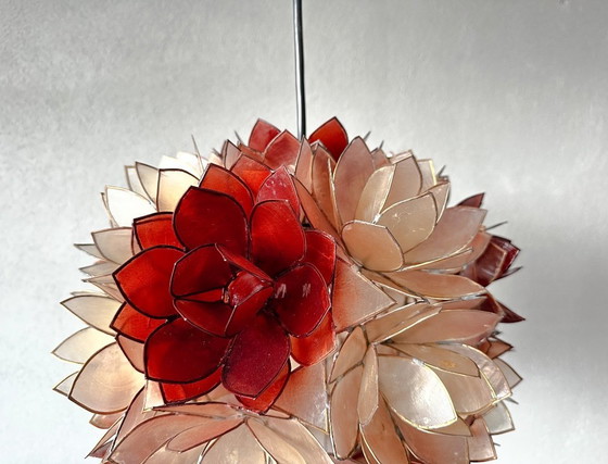 Image 1 of Vintage Capiz pendant lamp