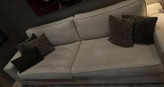 Luxury MT Projectmeubelen Beige Sofa 2.70 M – Textile (photo 6 of 8)