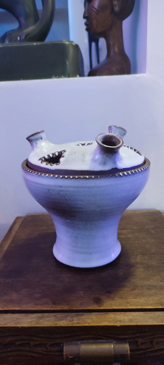 Image 1 of Rana fiore firmata La Hulotte de Jeanne e Norbert Pierlot.