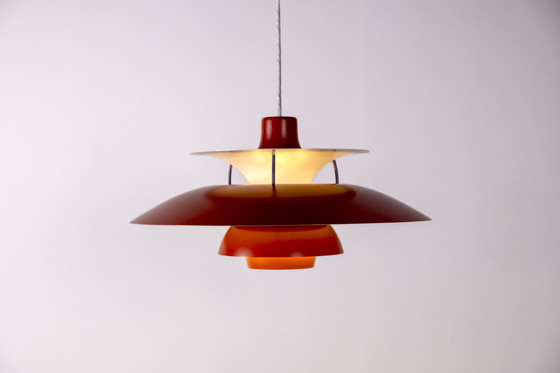 Image 1 of 1x Poul Henningsen PH5 voor Louis Poulsen, jaren 1970 Denemarken