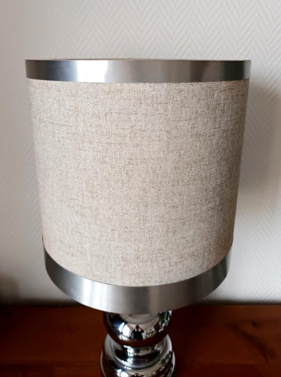 Image 1 of Lampe chrome vintage 1970 