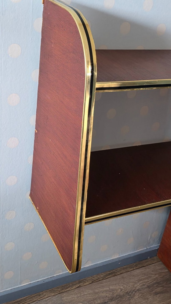 Image 1 of Bibliothèque murale rétro vintage