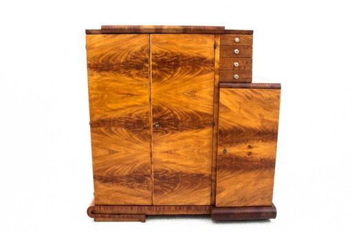 Commode - bar de style Art déco, Pologne, années 1950.