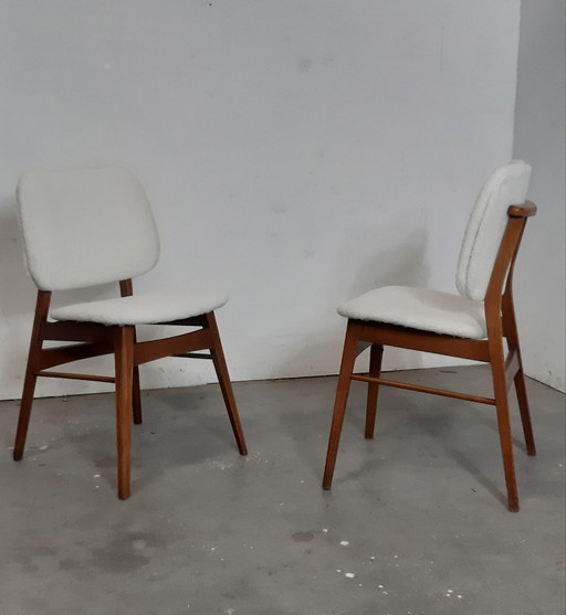 Lot de 2 chaises design danoises RECONDITIONNÉES choix durable !