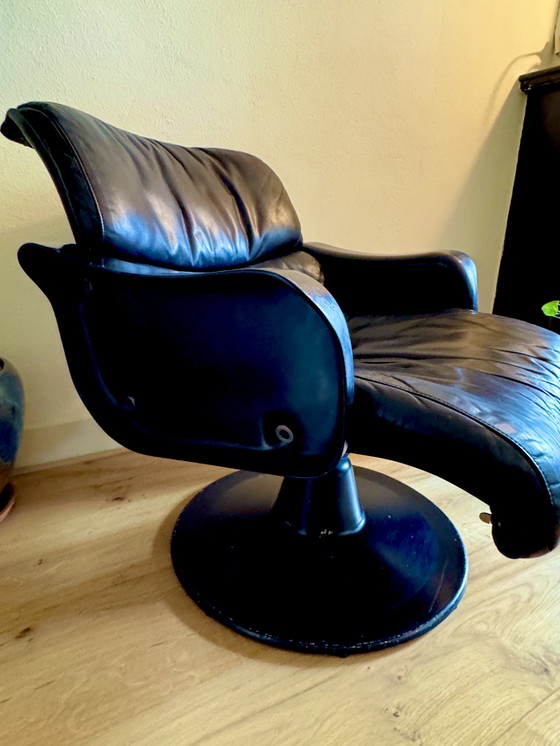 Image 1 of Black Saturn Chair by Yrjö Kukkapuro for Haimi, Finland