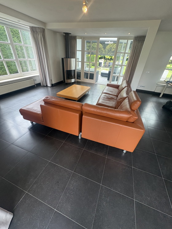 Rolf Benz Bank – Ecksofas, Leather, Metal (photo 5 of 11)