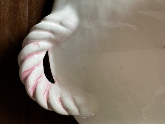 Image 1 of Große Schale / Vakuum Tasche Vallauris Keramikerin VTF 38 / 32 cm