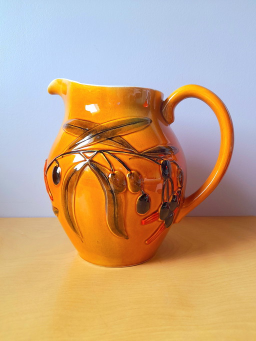 Provençal ceramic pitcher 1970