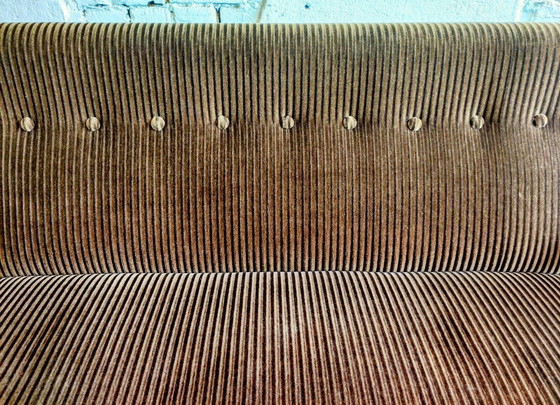 Image 1 of Midcentury Set 3-Seater Sofa and Two Armchairs Scandinavian Design