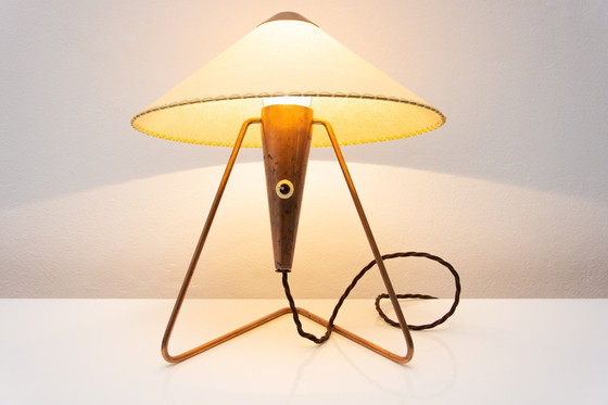 Image 1 of Czech Mid-Century Tripod Table Lamp by Helena Frantová, 1950s