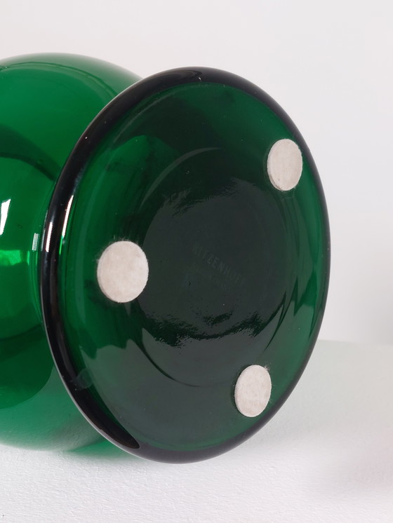 Image 1 of Vase sculptural vert vintage Ritzenhoff, design Dieter Sieger, style Memphis