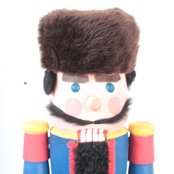 Image 1 of Nutcracker soldier hand-painted Erzgebirge