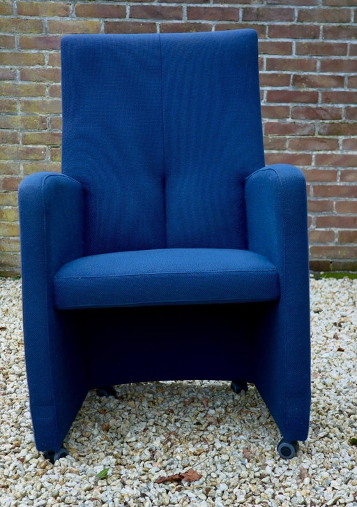 4 luxe Leolux eetkamer fauteuils