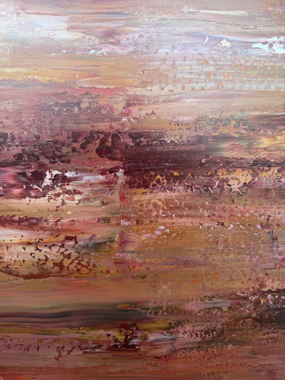 Artwork: Afterglow 100x100x3,8 cm – Paintings & Drawings, Canvas (photo 7 of 7)