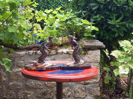 Serre-livre Art Déco sculptés par Léon Brunswick