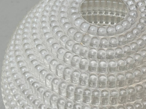 Image 1 of Rara lampada a sospensione con decorazioni a rilievo a bolle, anni '70.